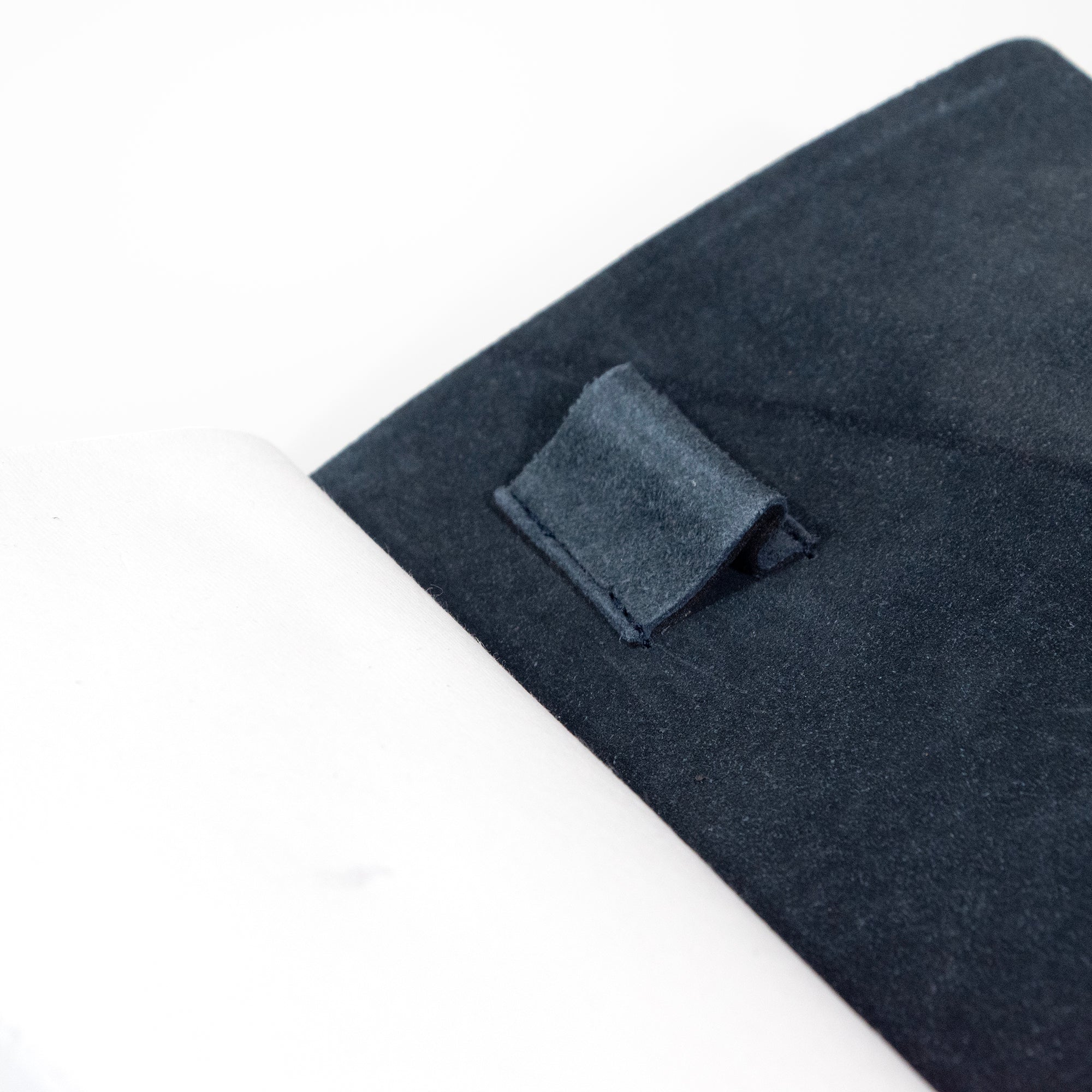 Grey Blue Suede Journal W/ Organic Cotton Paper: Small