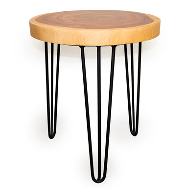 Rain Wood Round Accent Table