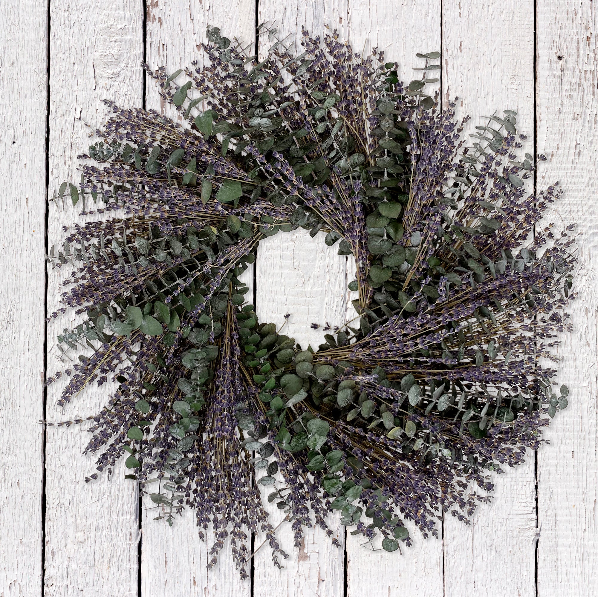 18" French Lavender & Baby Eucalyptus Wreath