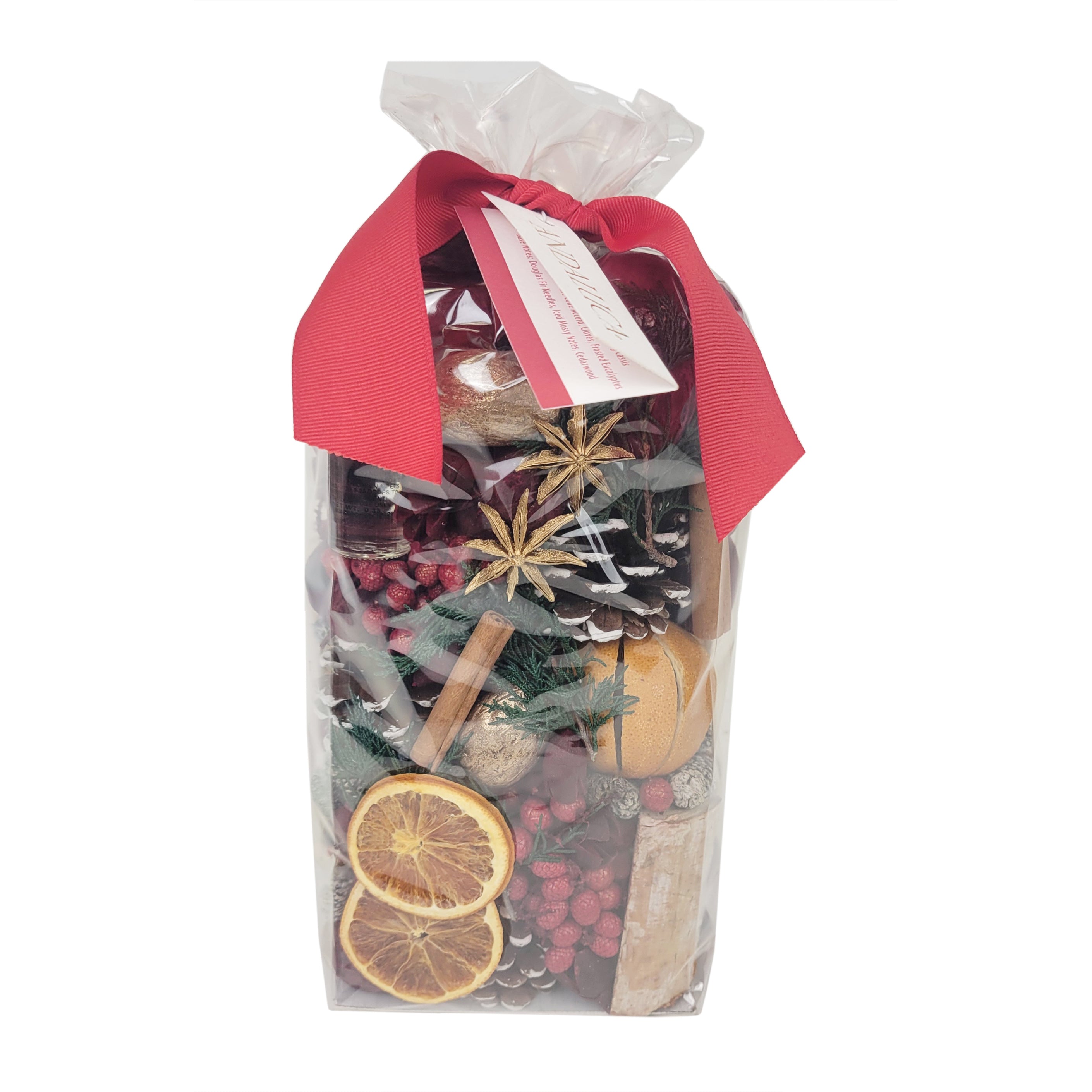 Holiday Memories potpourri bag front view.