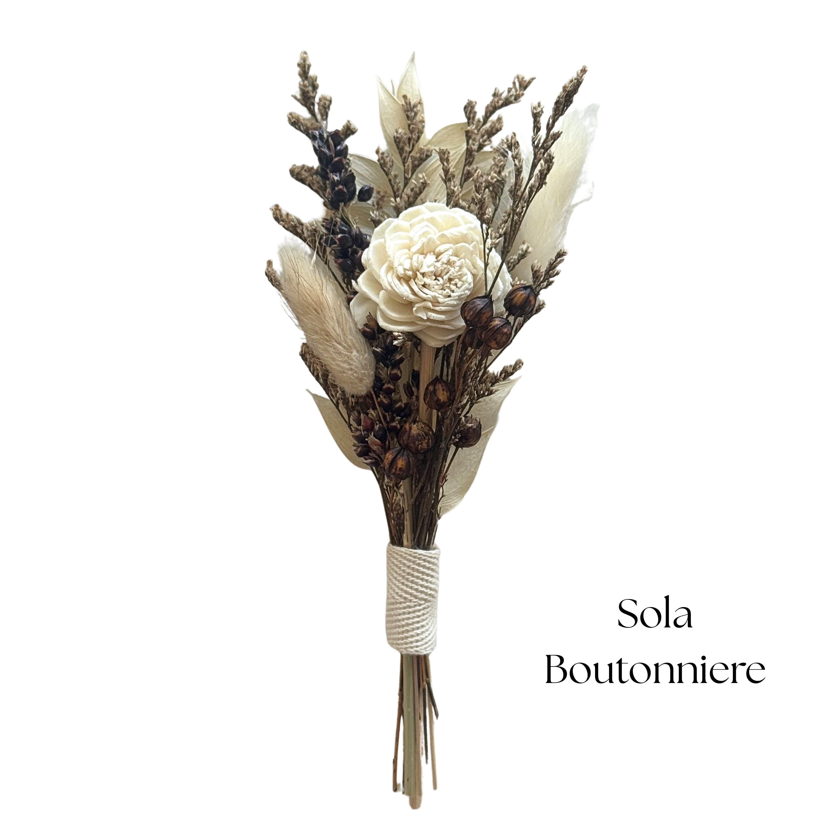 Dried Floral Boutonnieres