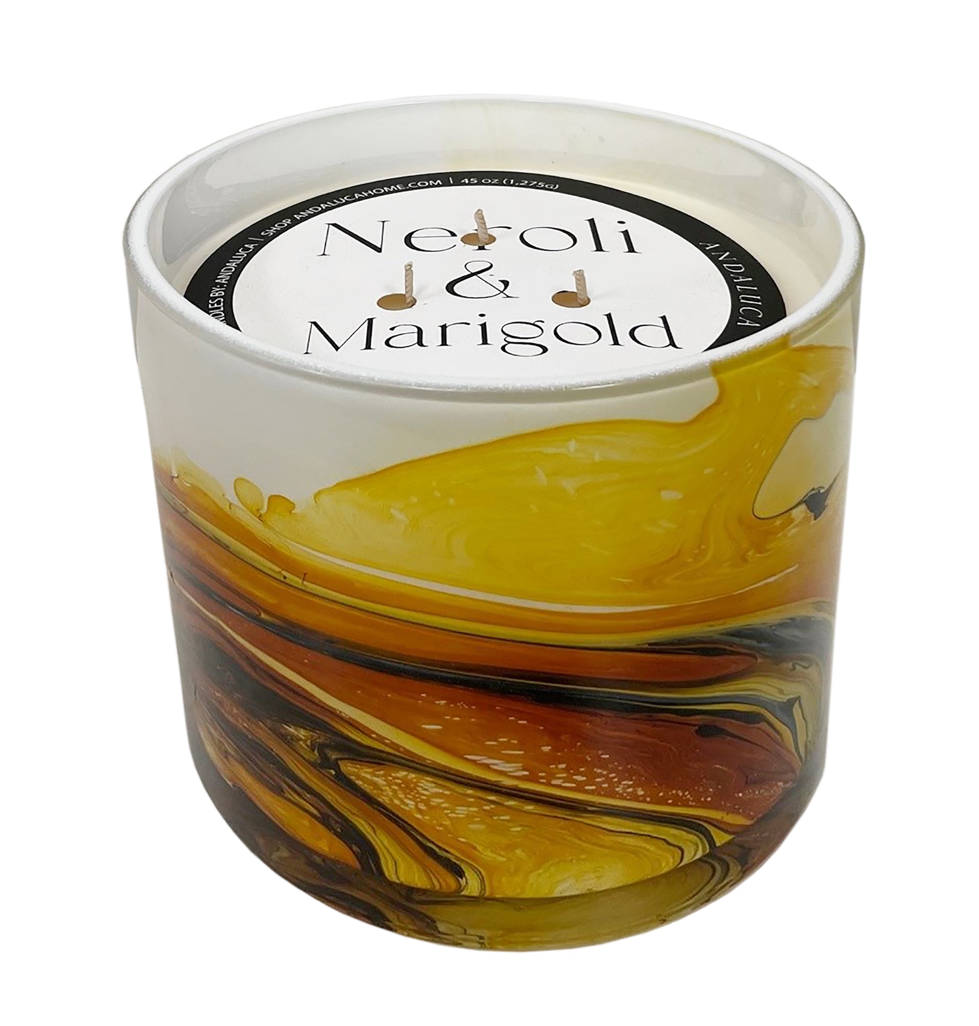 JUMBO Neroli & Marigold 45 oz. Swirl Glass Candle