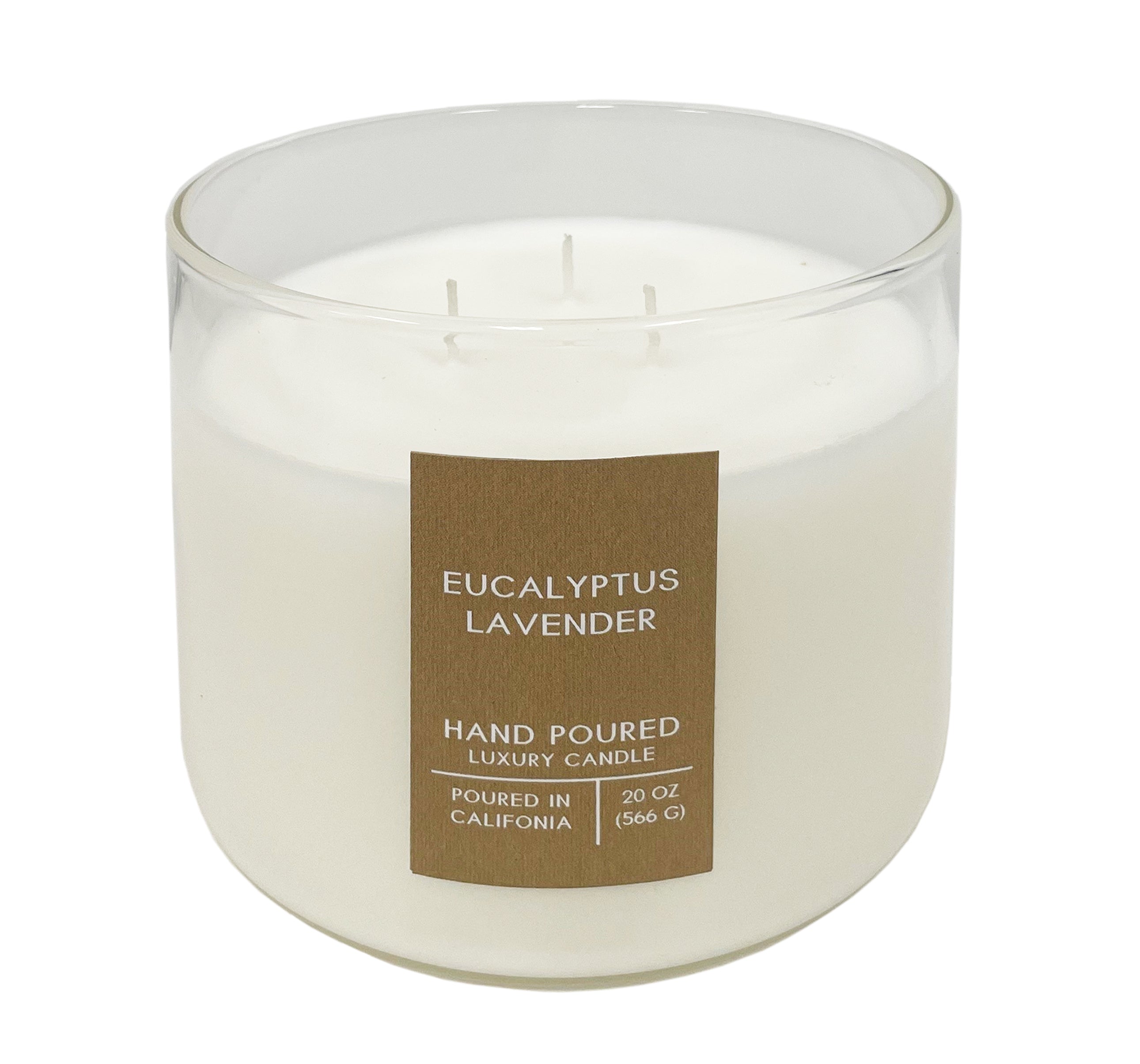 Eucalyptus Lavender Botanical Tie 20 oz. Candle with Lid