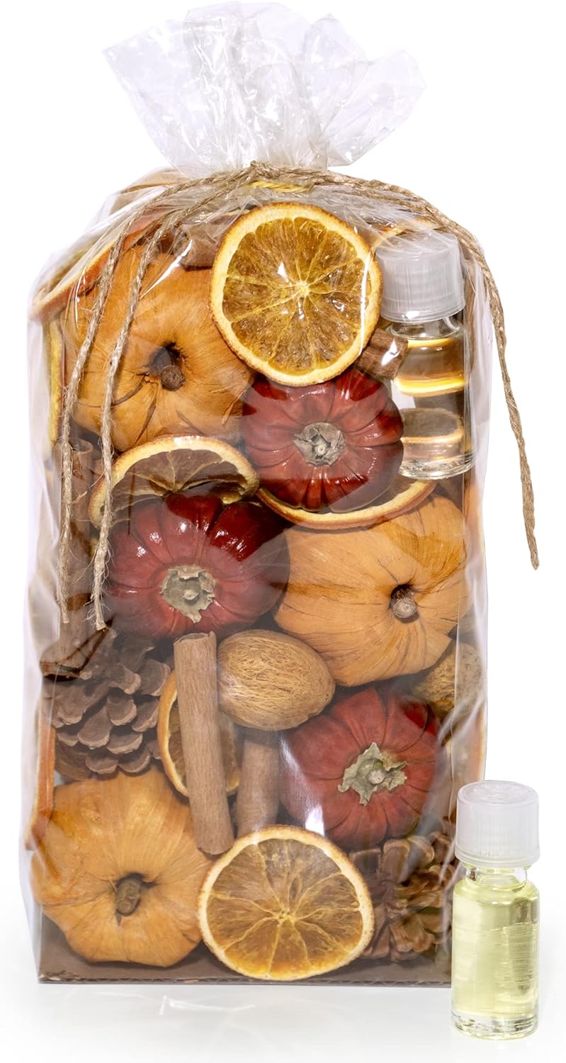 Pumpkin Spice Fragrance Potpourri with Fragrance Vial