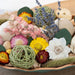 Floral Strawflowers Potpourri  zoomed 
