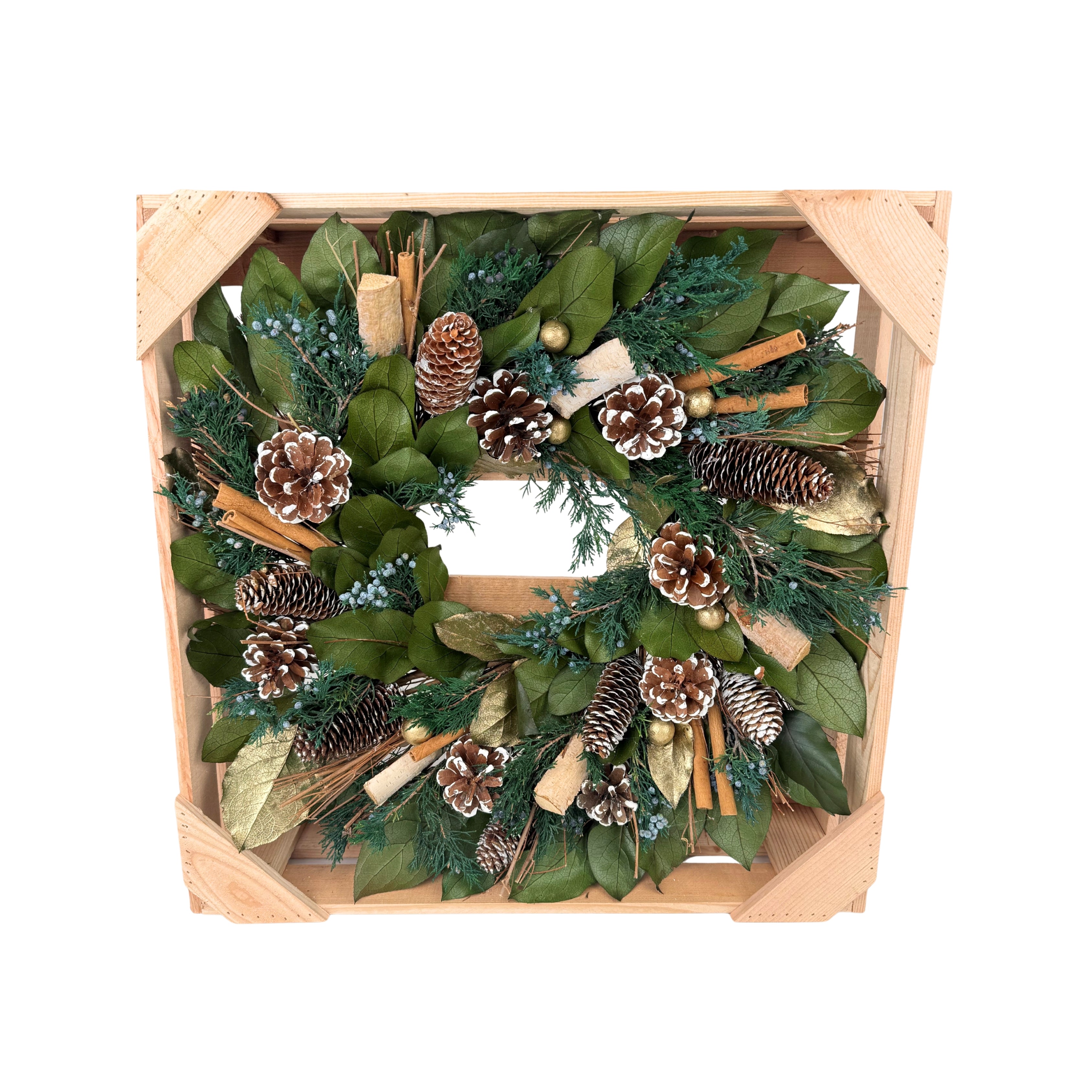 Evergreen Pine Wreath 19inch