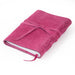 Fuchsia Suede Journal w/ Organic Cotton Paper: Large Success