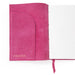 Fuchsia Suede Journal w/ Organic Cotton Paper: Large Success