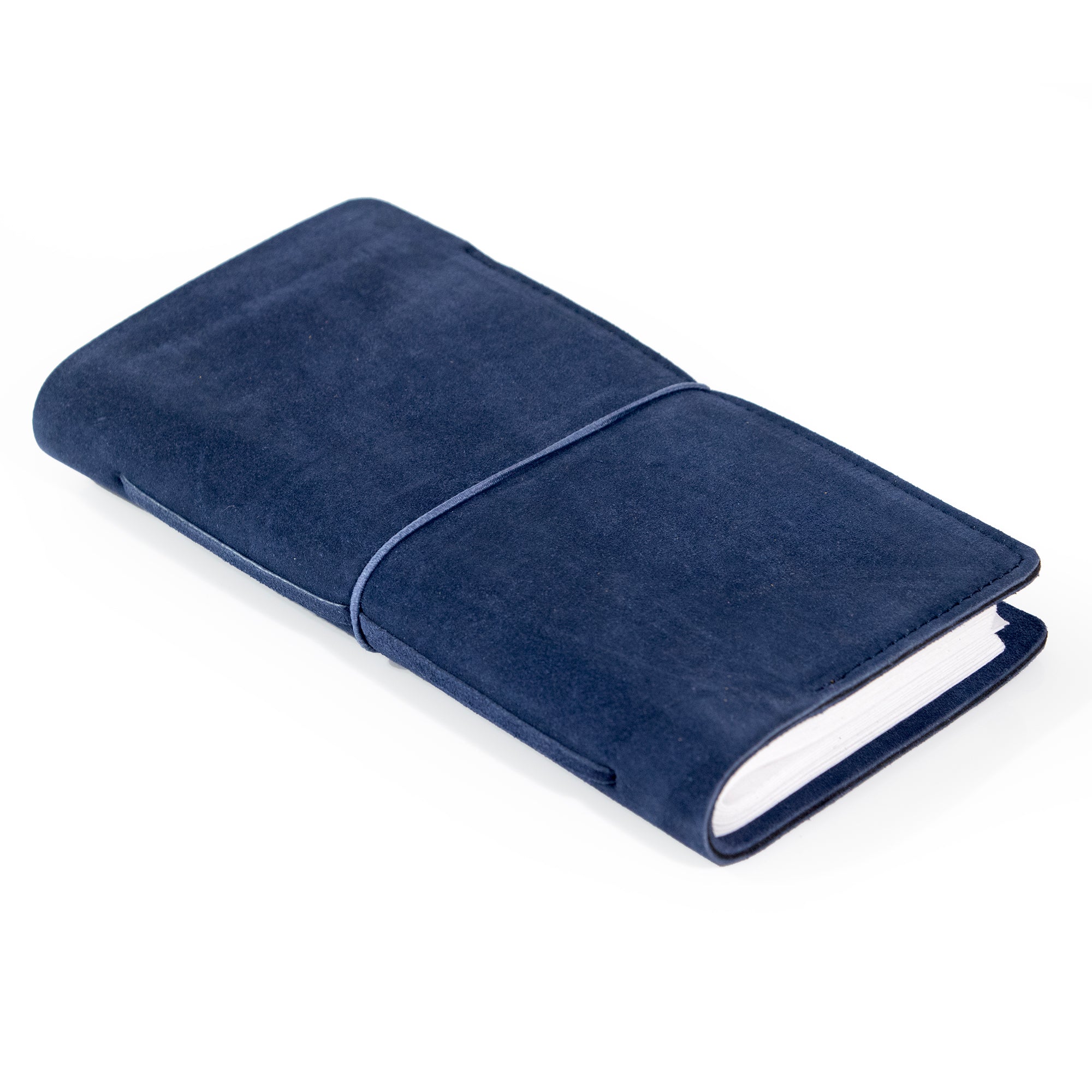 Royal Blue Suede Journal W/ Organic Cotton Paper:  Small