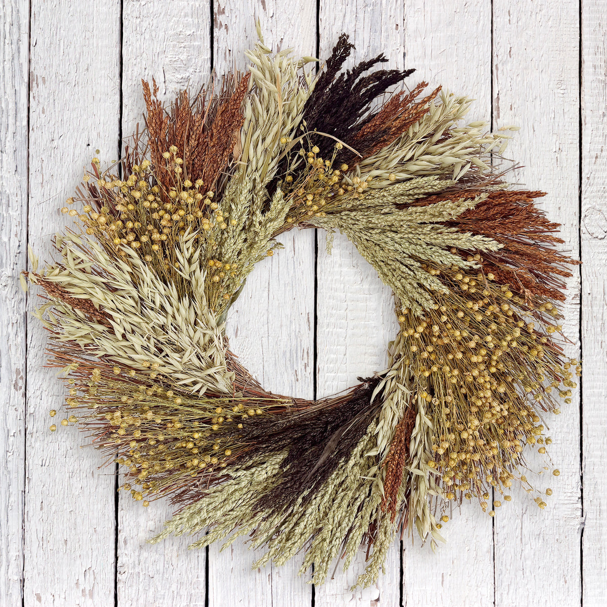 Autumn Grains Wreath — Andaluca Home