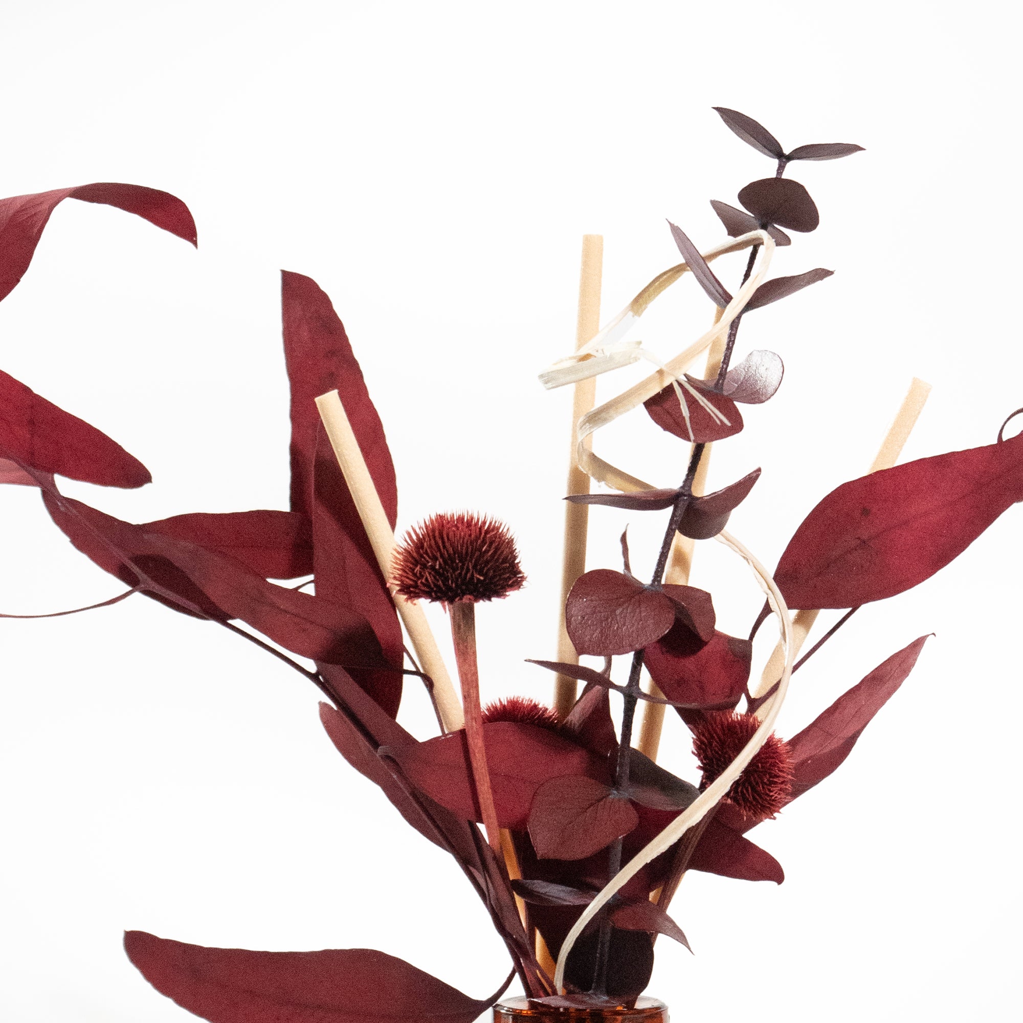 Burgandy Reed Diffuser Burgundy Red Eucalyptus Floral Fragrance Diffuser — Andaluca Home