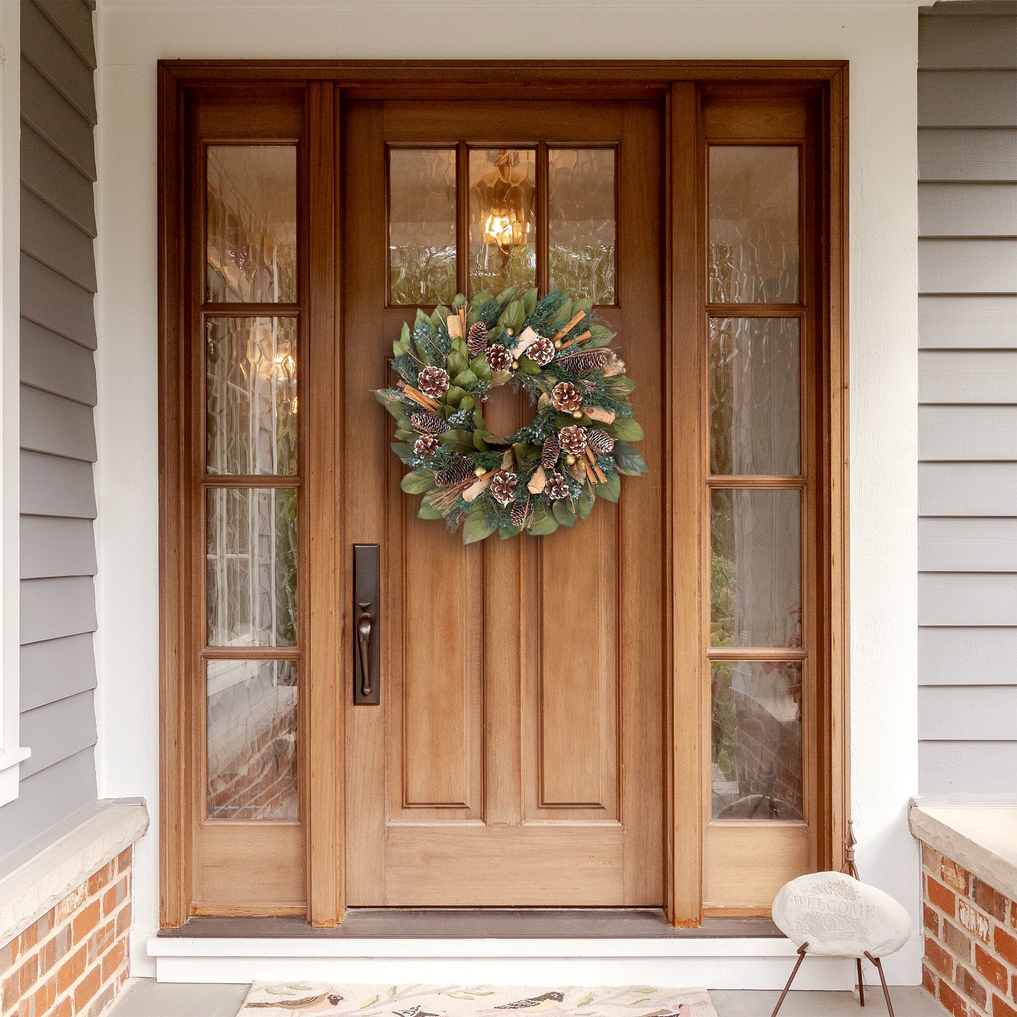 Evergreen Pine Wreath 19inch