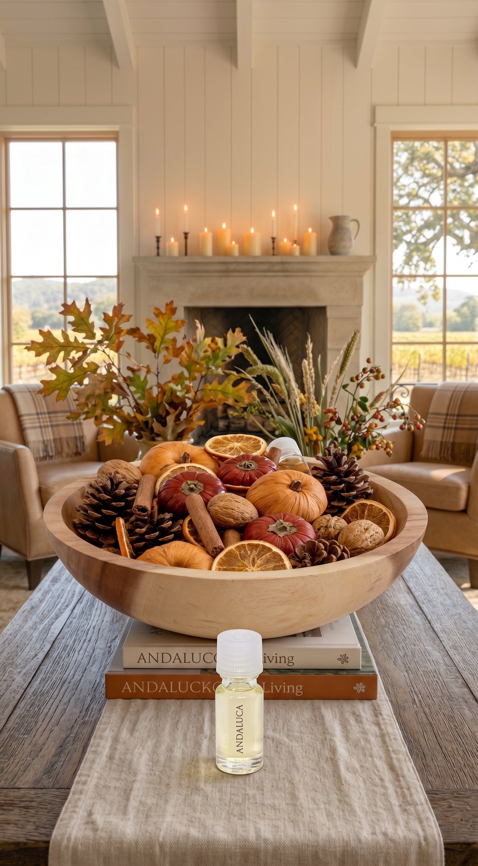 Pumpkin Spice Fragrance Potpourri with Fragrance Vial
