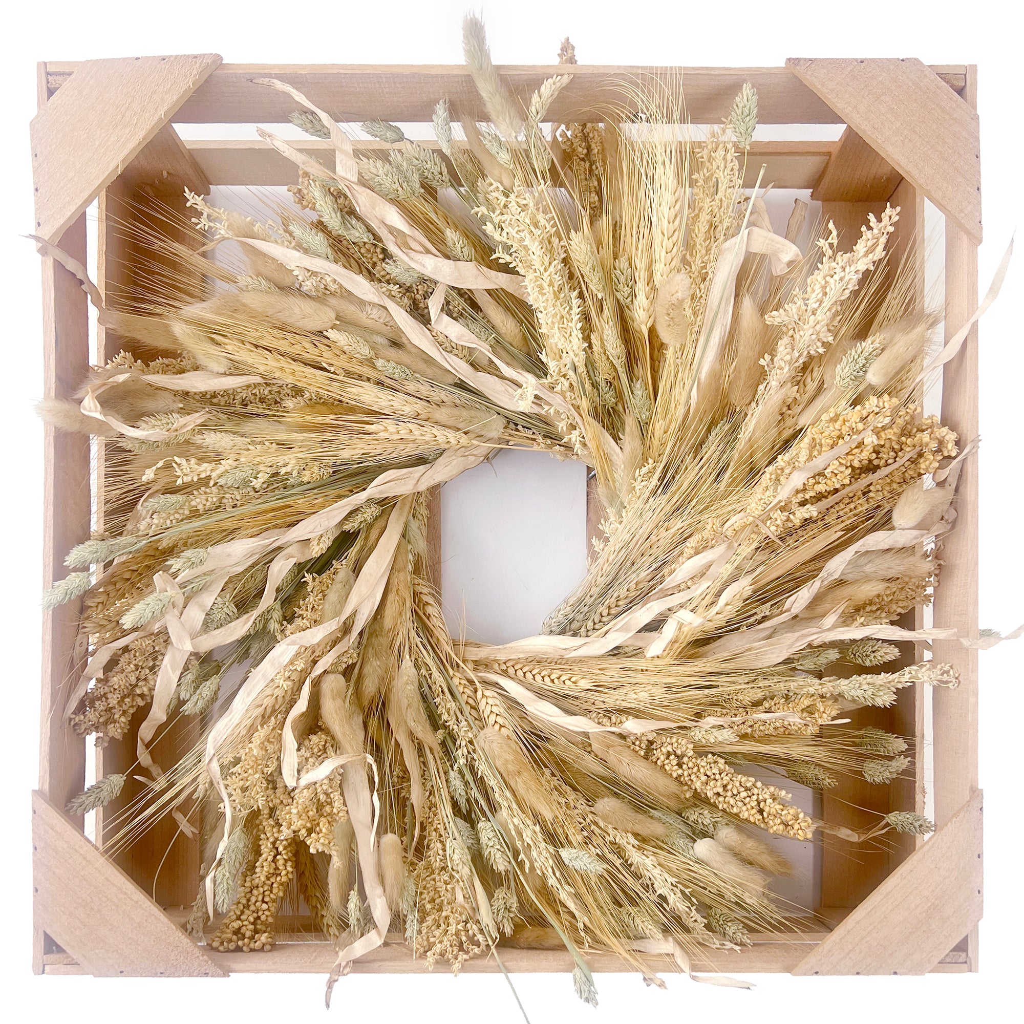 Golden Grains Wreath