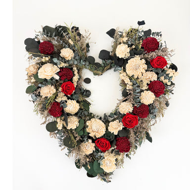 ANDALUCA Heart Rose Wreath