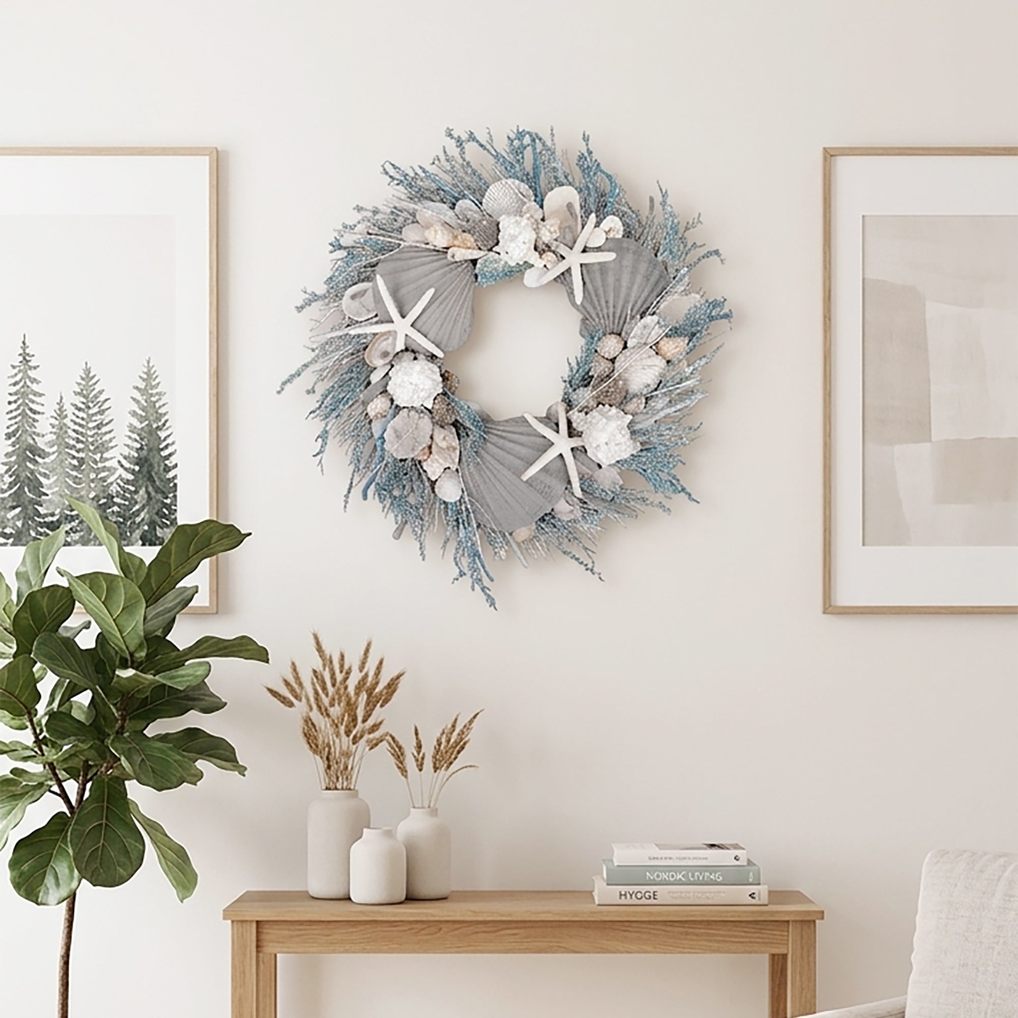 La Jolla Coastal Wreath 19inch