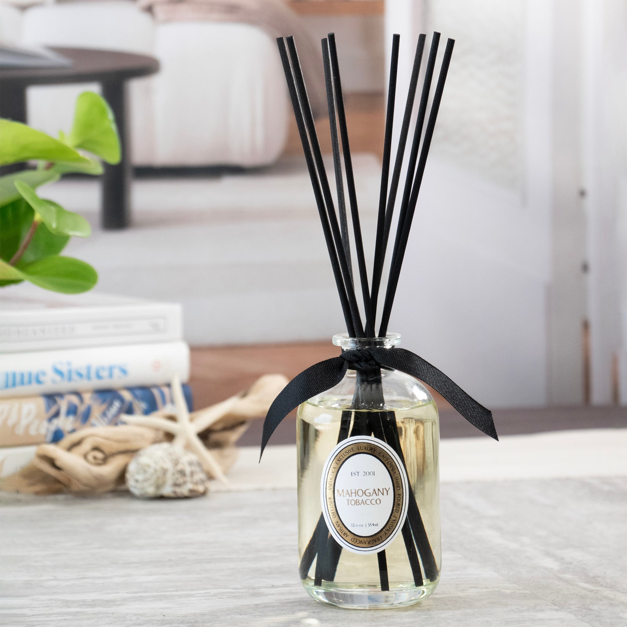 Mahogany Tobacco Diffuser, in use, room setting.