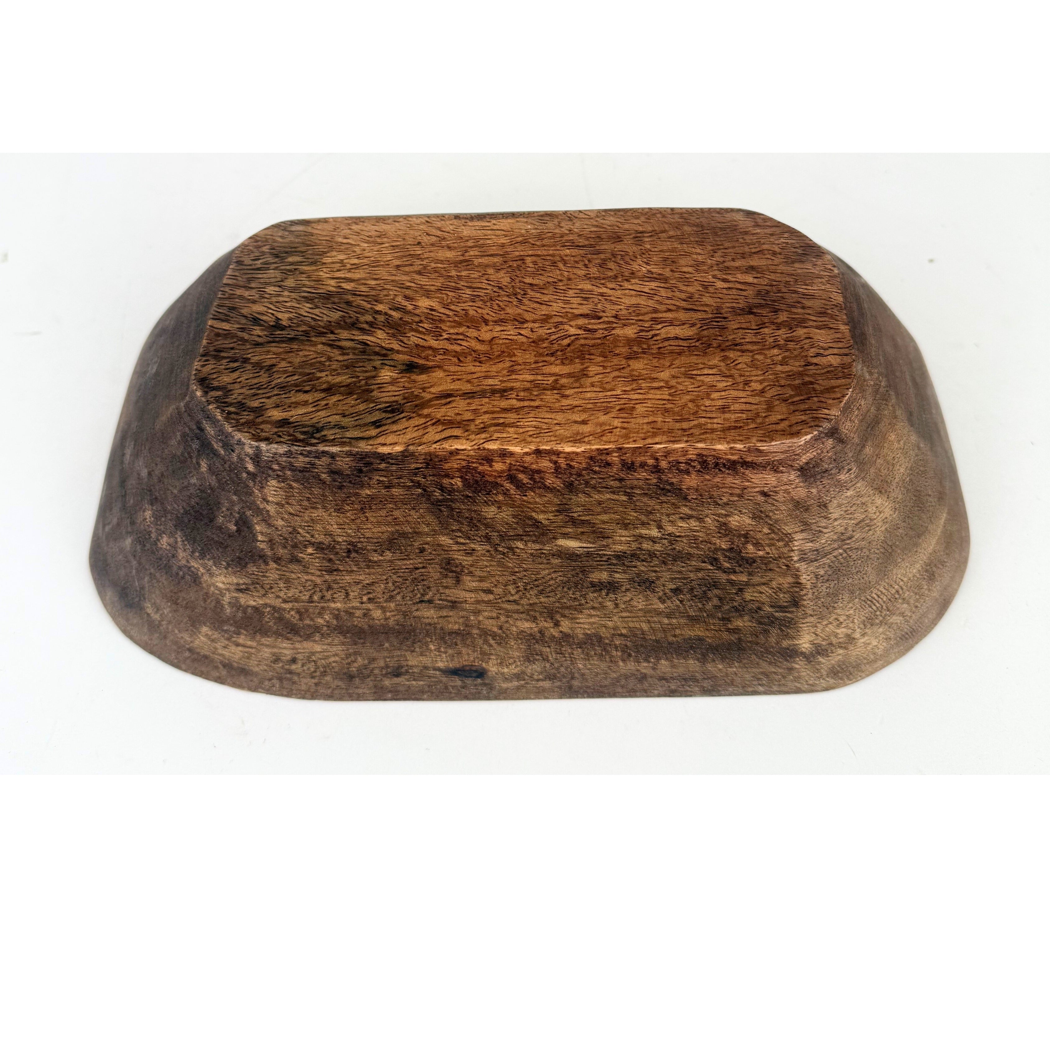 Rectangular Mango Wood Dough Bowl