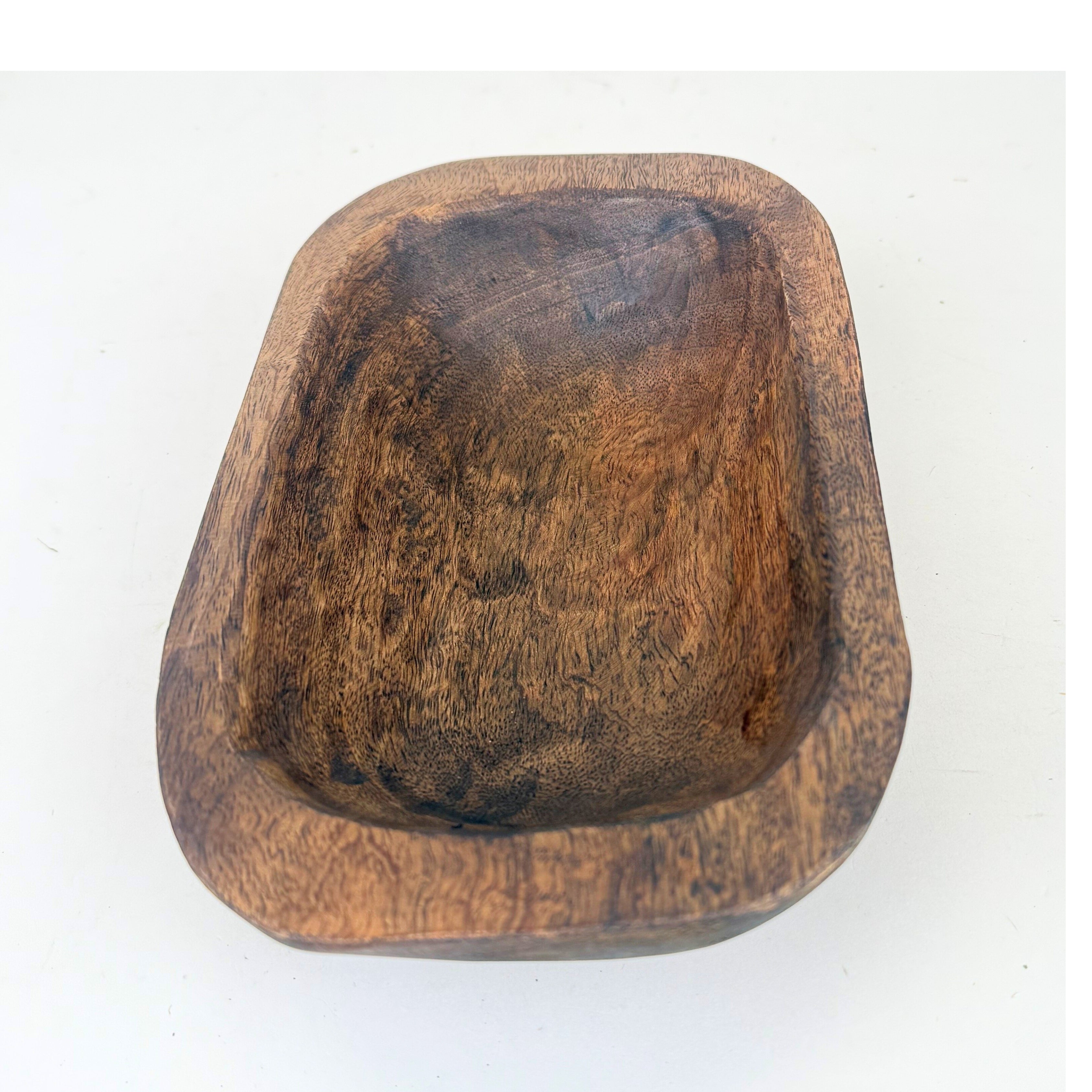 Rectangular Mango Wood Dough Bowl