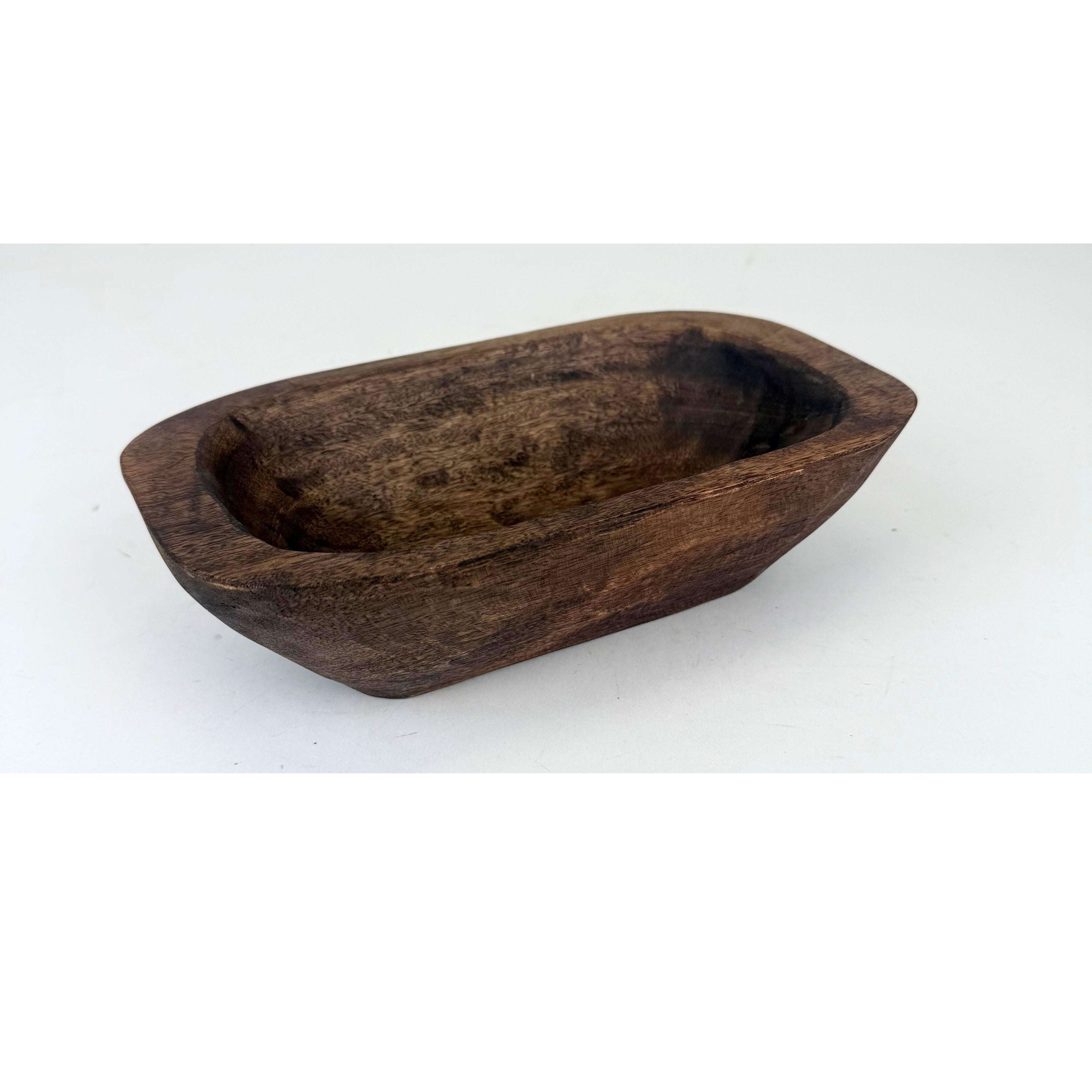 Rectangular Mango Wood Dough Bowl