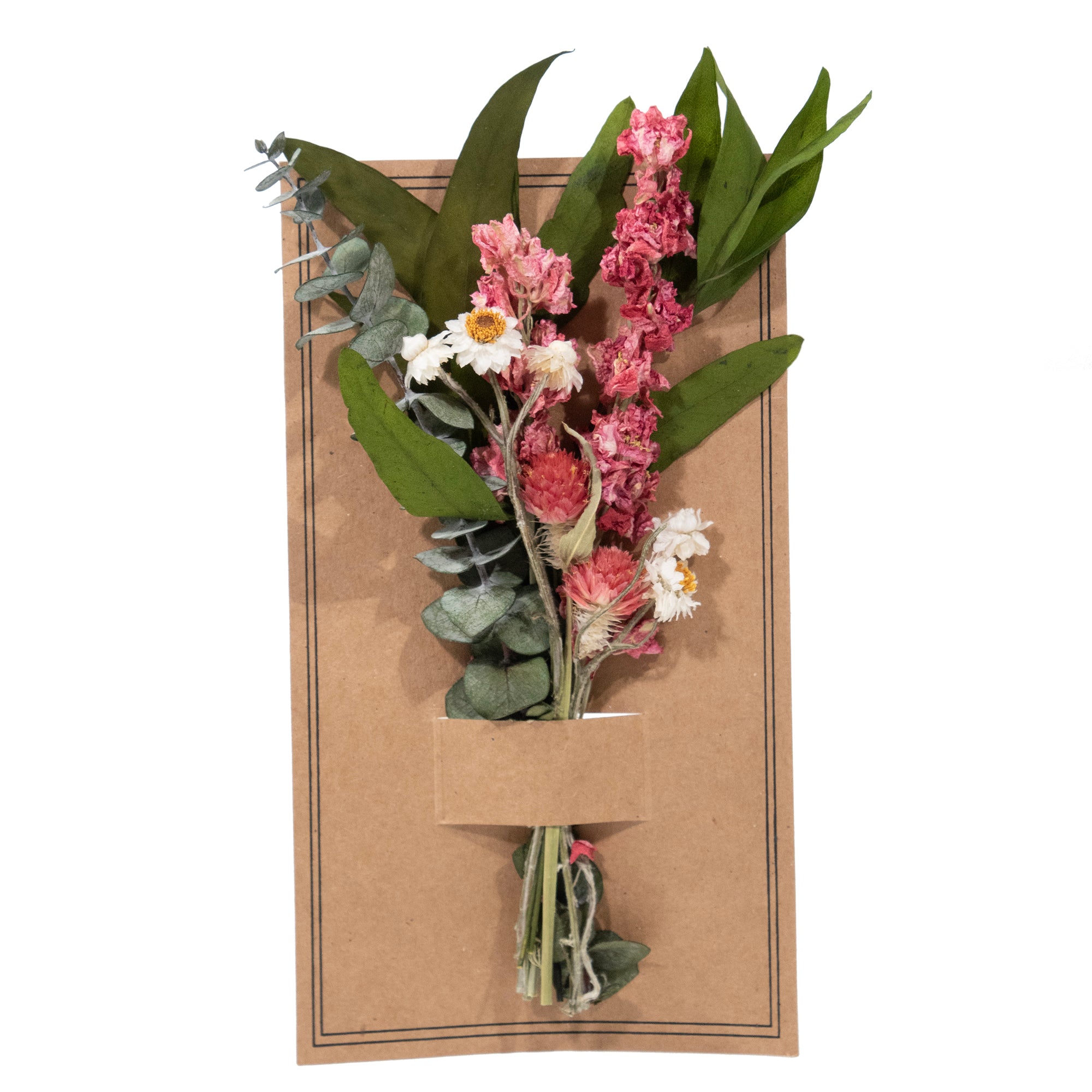 Eucalyptus & Pink Larkspur Mini Bouquet Success A
