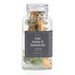 Jar filled with palo santo, eucalyptus and stones.