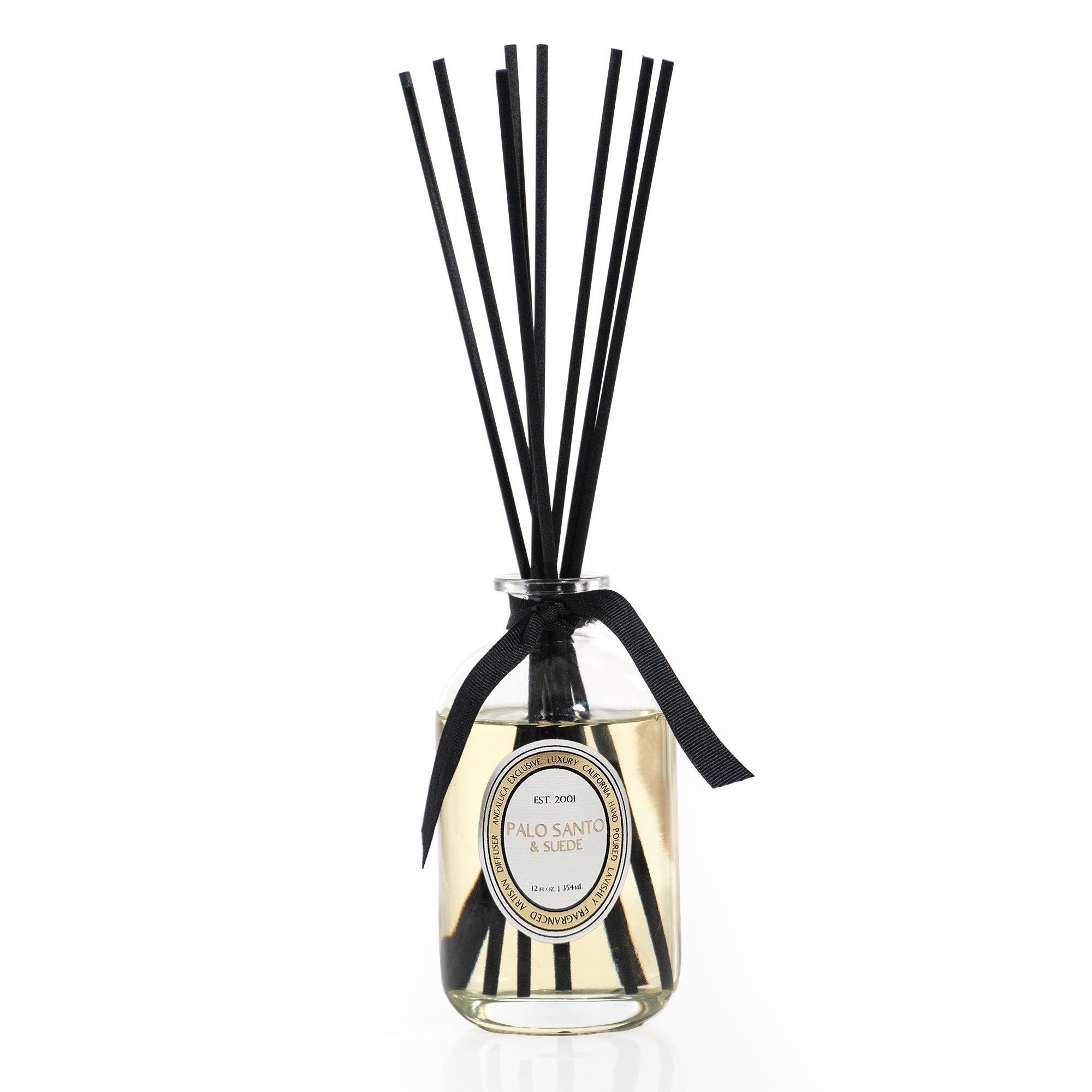 Palo Santo and Suede Diffuser, in use.