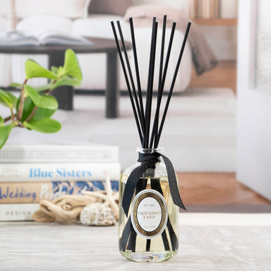 Palo Santo and Suede Diffuser, in use.