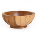 Scalloped Teakwood Catch-All Small Bowl