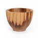 Scalloped Teakwood Medium Bowl