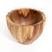 Scalloped Teakwood Medium Bowl