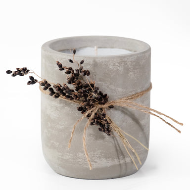 Sunflower Field Cement Candle