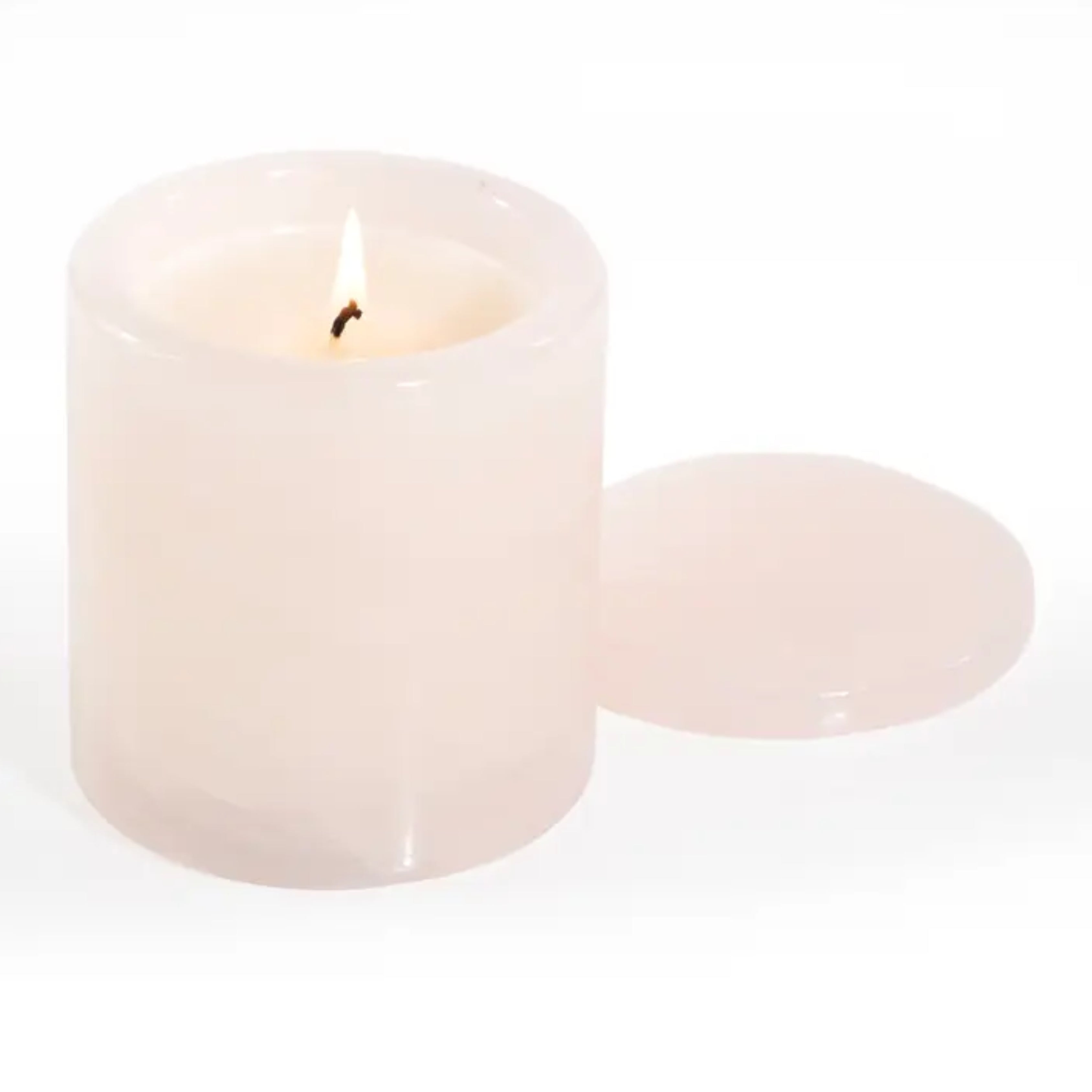 Botanique Rose Luxe Onyx Stone Candle