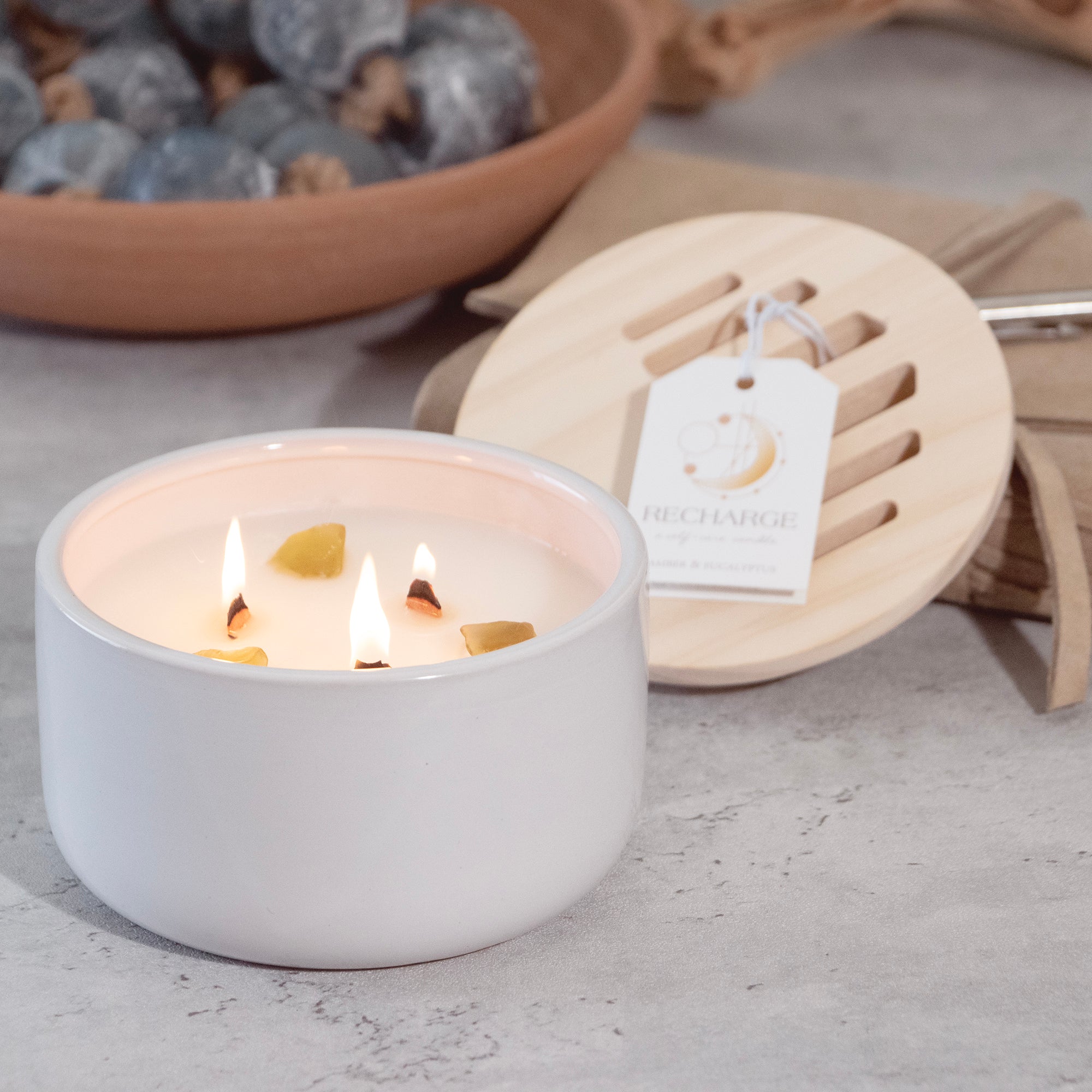 UNWIND: Ocean Wave & Vanilla Candle