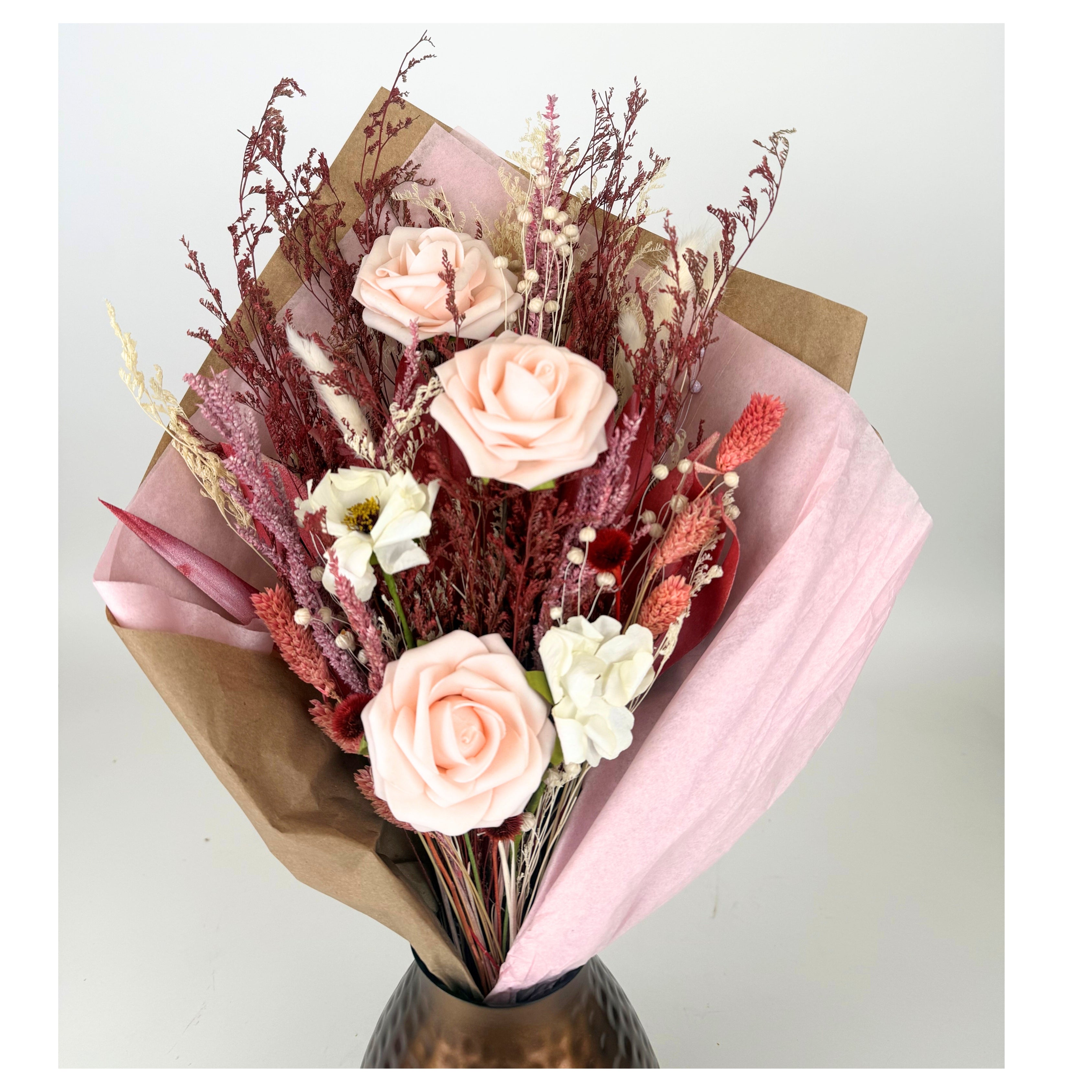 Pink Rose Valentines Bouquet