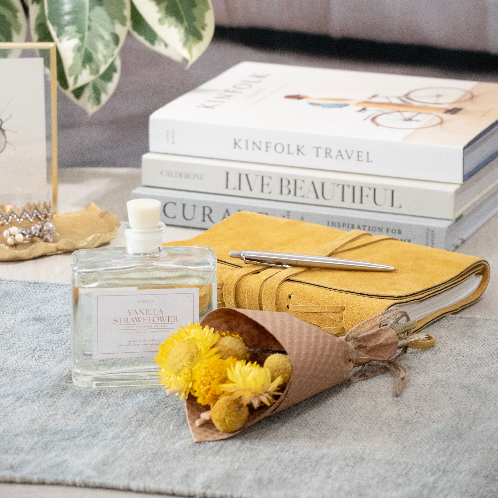 Vanilla Strawflower Botanical Reed Diffuser