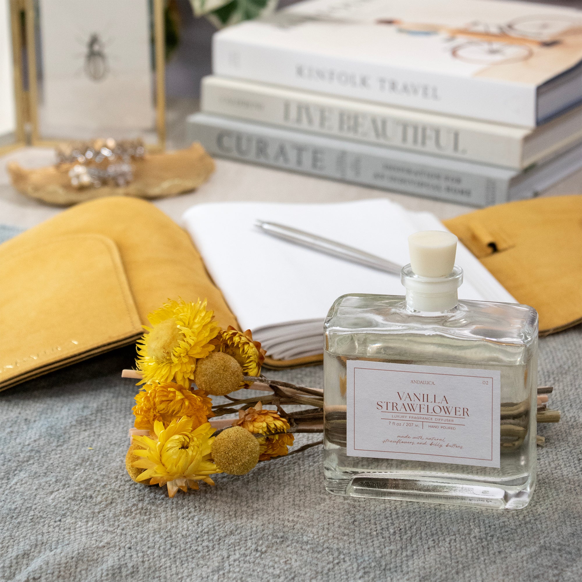 Vanilla Strawflower Botanical Reed Diffuser