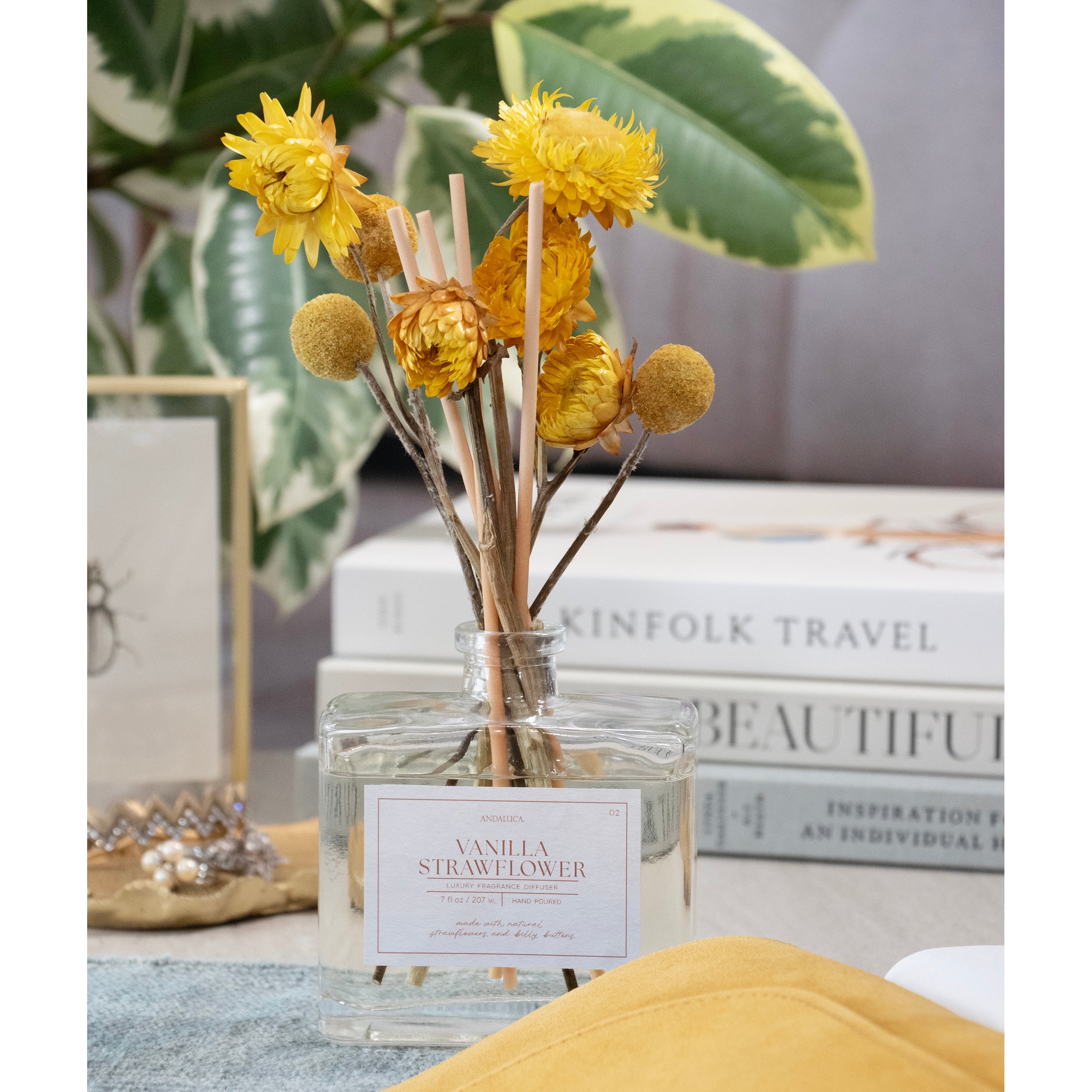 Vanilla Strawflower Botanical Reed Diffuser