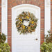 Yarrow & Sage Wreath on front door