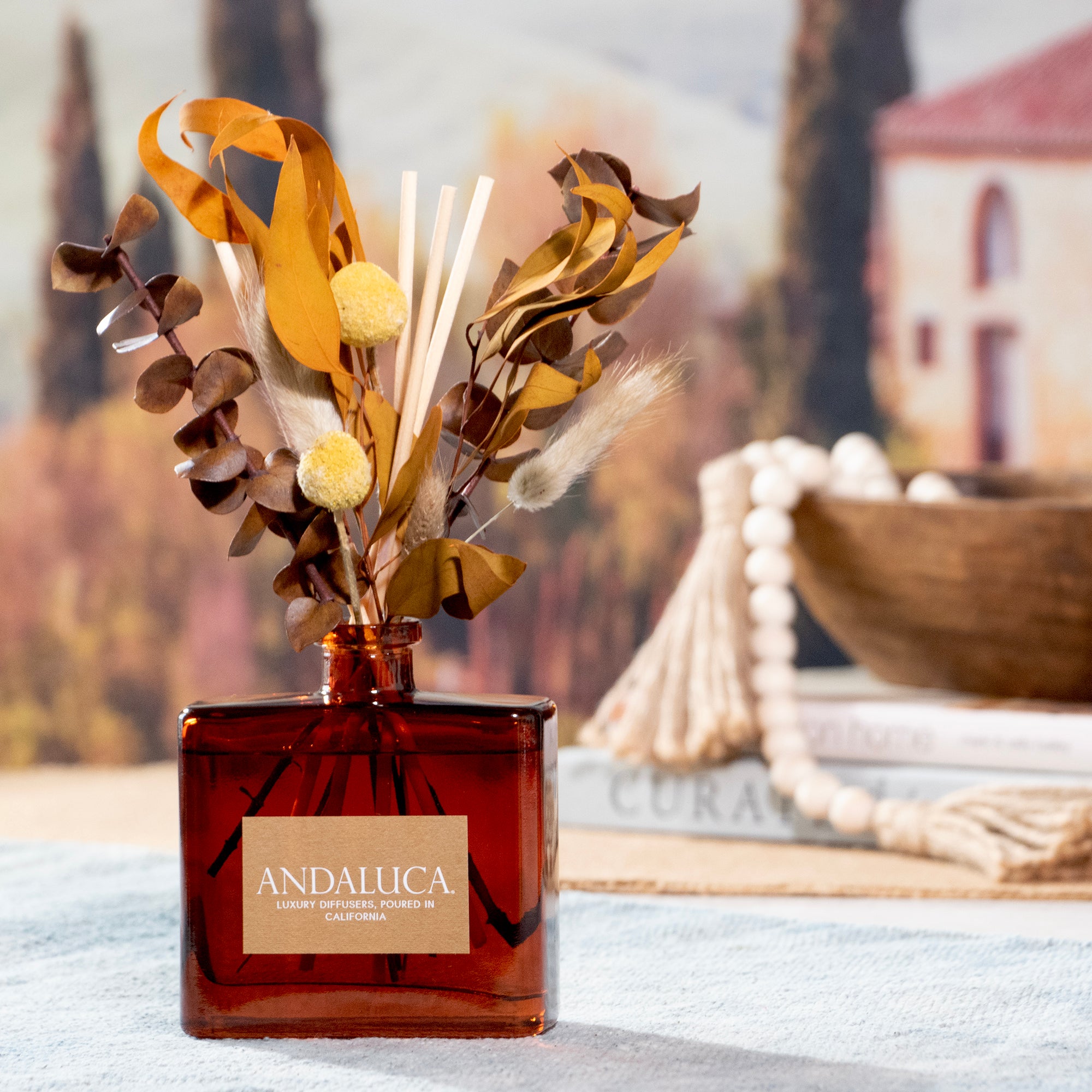 Amber Eucalyptus Floral Fragrance Reed Diffuser