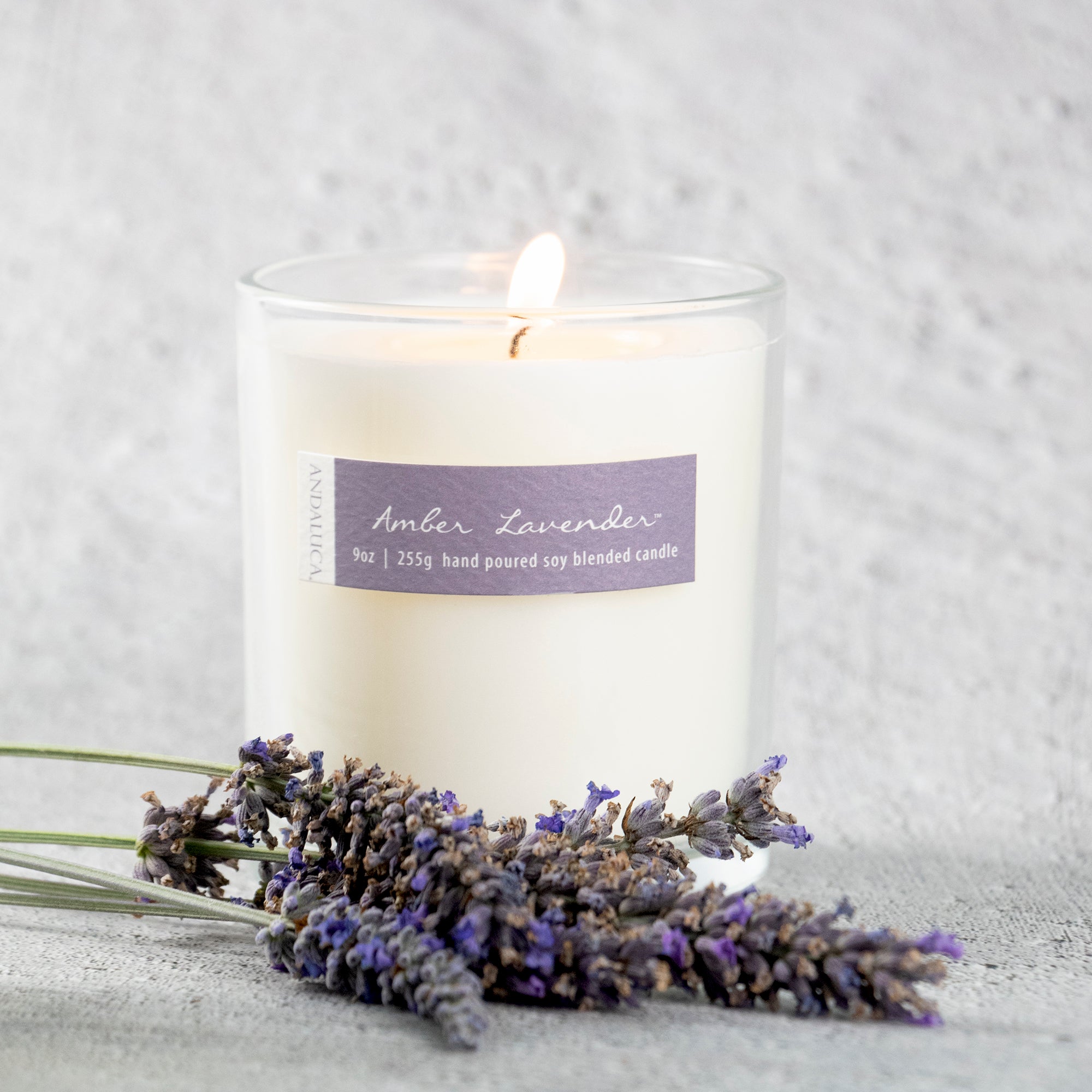 Amber Lavender 9oz Candle