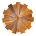 Teak Wood Medallion Accent Table overview