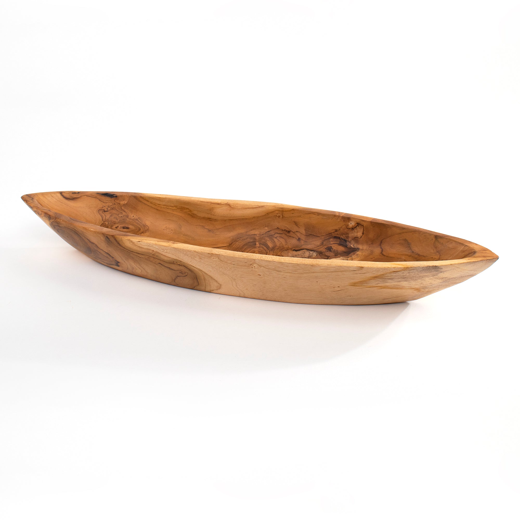Teak Wood Canoes Set of 3