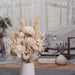 Sola Flower and Bleach Palm Bouquet in vase